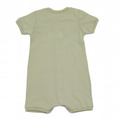 Бебешки летен гащеризон за момчета "Dog" в зелено 2