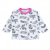 Бебешки комплект ''Girl things'' в бяло и розово 2