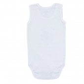 Бебешко боди-потник в екрю 2