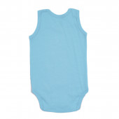 Детско боди-потник в светлосиньо 2