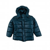 Детско зимно яке и гащеризон в тъмносиньо и лазур 2