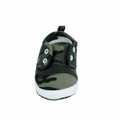 Меки бебешки пантофки в зелено 2