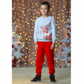 Ватиран коледен комплект "Еленче" за момчета 2