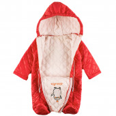 Бебешки ескимос в цвят диня за момичета 2