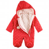 Бебешки ескимос в цвят диня за момичета 2