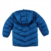 Ватирано яке с качулка за момчета 3