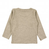 Детска блуза за момчета в сив меланж 2