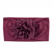 Детска лента за глава в тъмновиолетово  2
