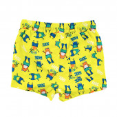 Детски бански за момчета "Frog" в жълто 2