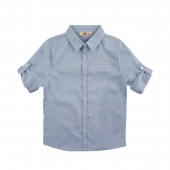 Детска риза в светлосиньо за момчета  3