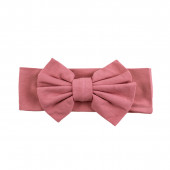 Детска лента за глава в цвят руж 2