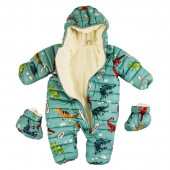 Бебешки ескимос "Дино" в светлосиньо 3