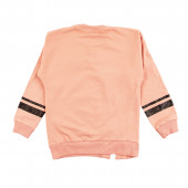 Леко ватиран екип с пайети в розово 4