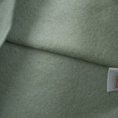 Къса ватирана рокля в зелено 3