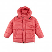 Детско зимно яке и гащеризон в цвят руж и графит 2