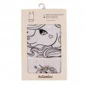 Комплект бельо за момичета "Happy summer" в бяло  2