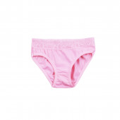 Комплект бельо в розово с дантелка за момичета 3