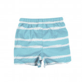 Детски бански за момчета в синьо-зелено 2