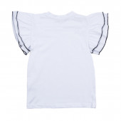 Трикотажна блузка с къдрички 2