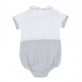 Памучно боди с якичка за момчета 2