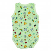 Боди-потник в щампиран десен "Животни" 2