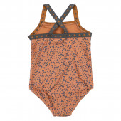 Цял бански в щампиран десен 2