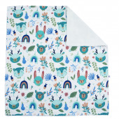 Памучна пелена с кохавлия с животни 85 х 75 см 2