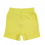 Детски къси панталони в цвят лайм 2
