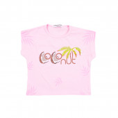 Детски летен комплект от 3 части в розово 3