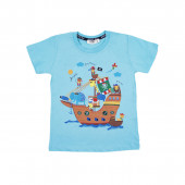 Детски летен комплект в синьо 2