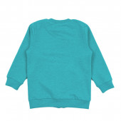 Детски суичер за момчета в синьо 2