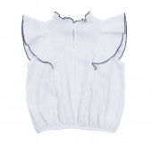 Елегантна блуза с къдрички за момичета 2