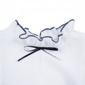 Елегантна блуза с къдрички за момичета 3