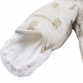 Ескимос с топъл полар за момчета в бежово меланж 4