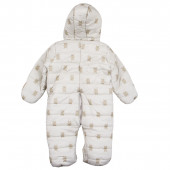 Ескимос с топъл полар за момчета в бежово меланж 2