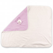 Зимно портбебе в бяло и лилаво 74 х 89 2