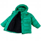 Детско зимно яке и гащеризон в зелено и синьо 4
