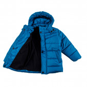 Детско зимно яке и гащеризон в син цвят 4