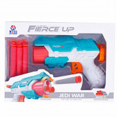 Пистолет с меки патрони в светлосиньо и бяло 26 х 18 см.  2