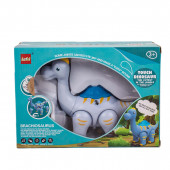 Интерактивен магнитен динозавър с звук и светлина в сиво  28 х 19 см  2