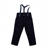 Официален комплект с тиранти в бяло 4