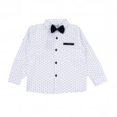 Официален комплект с тиранти в бяло 2