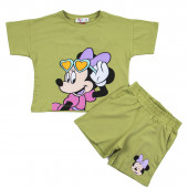 Летен комплект за момичета в  зелено 2