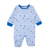 Комплект от 2 бр. гащеризони за момчета в синьо 2