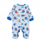 Комплект от 2 бр. гащеризони за момчета в синьо 5