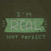 Детски суичер "Real" в тъмнозелено 3