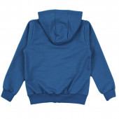 Детски суичер "Real" в синьо 2