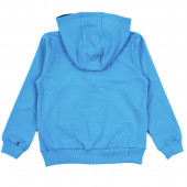 Детски суичер "Real" в светлосиньо 2