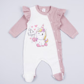 Комплект за изписване "Be Happy" в розово 2