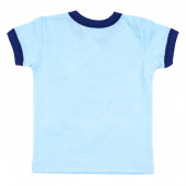 Летен комплект  "Let's smile" в синьо 3